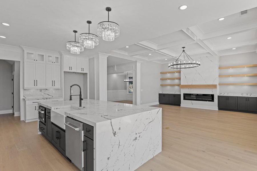 Furnished interior view inside a new home in , Buford (Image 14).