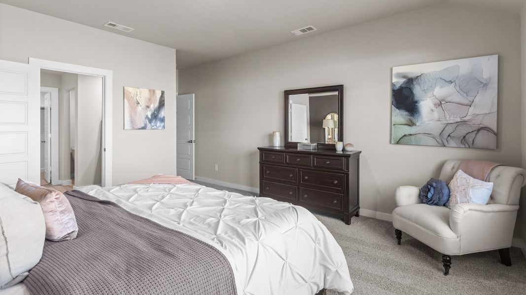 Furnished interior view inside a new home in Homestead at Parks Bell Ranch, Odessa (Image 12).