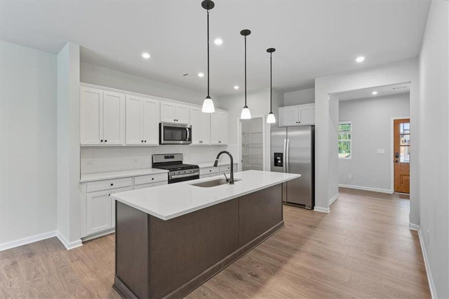 Furnished interior view inside a new home in Meadow Pines, Dallas (Image 3).