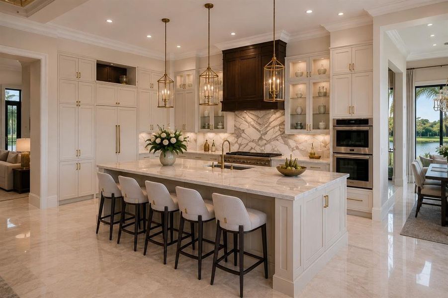 Furnished interior view inside a new home in , Odessa (Image 28).