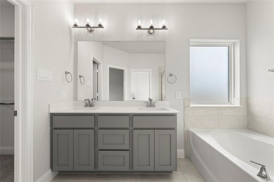 Furnished interior view inside a new home in Creekside, Royse City (Image 13).