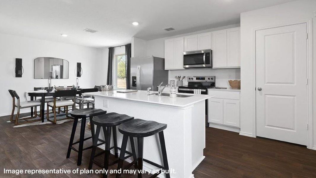 Furnished interior view inside a new home in Wilkins Valley, Brenham (Image 7).