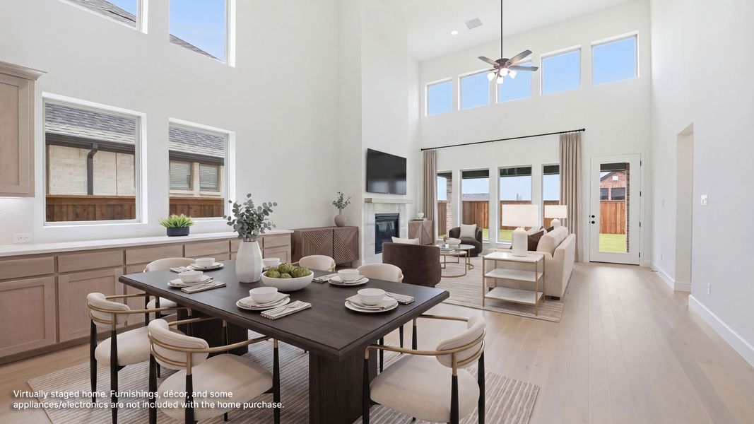 Furnished interior view inside a new home in Mosaic, Celina (Image 5). Furnished interior view inside a new home in Mosaic, Celina (Image 5).