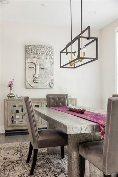 Furnished interior view inside a new home in , Atlanta (Image 67).