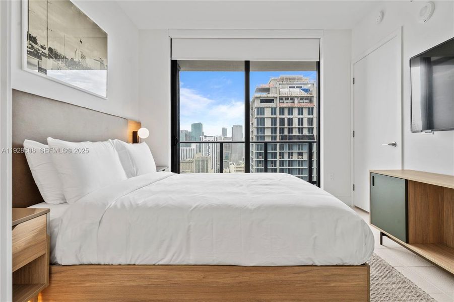 Furnished interior view inside a new home in , Miami (Image 15). Furnished interior view inside a new home in , Miami (Image 15).