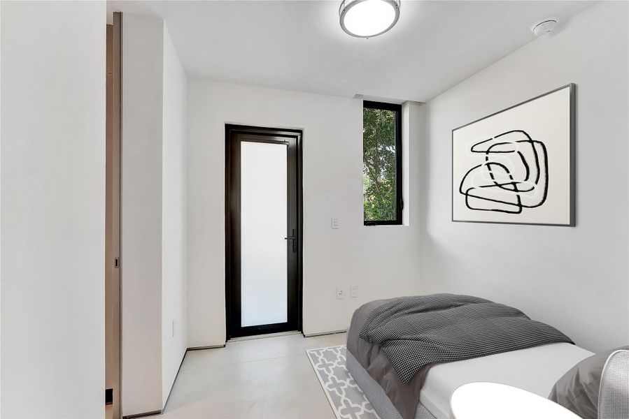 Furnished interior view inside a new home in , Miami (Image 19). Furnished interior view inside a new home in , Miami (Image 19).