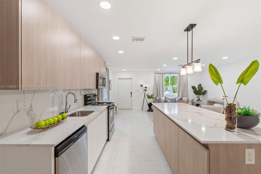 Furnished interior view inside a new home in , Fort Lauderdale (Image 23).