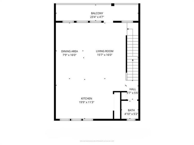 2D floor plan layout of this home in , Dallas, TX (Image 5).