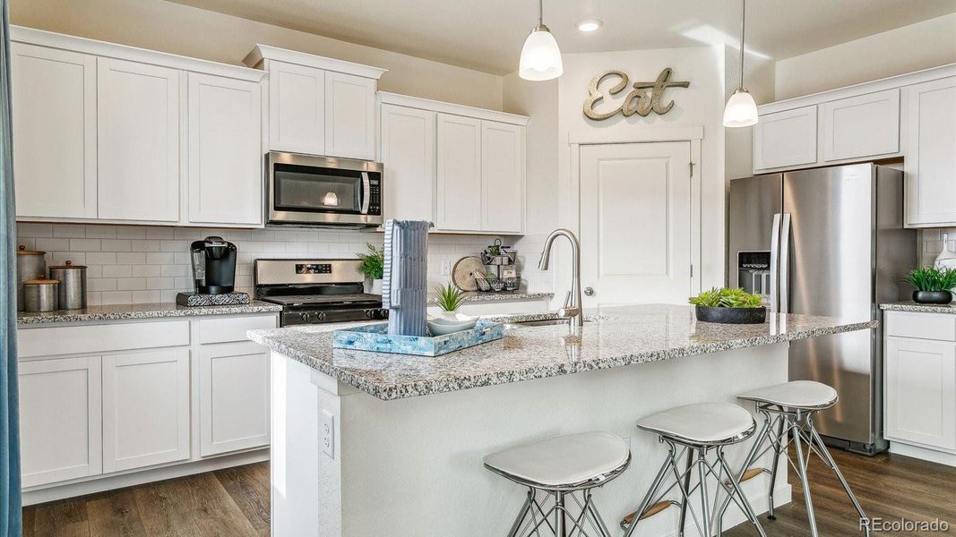 Furnished interior view inside a new home in Settlers Crossing, Commerce City (Image 7).
