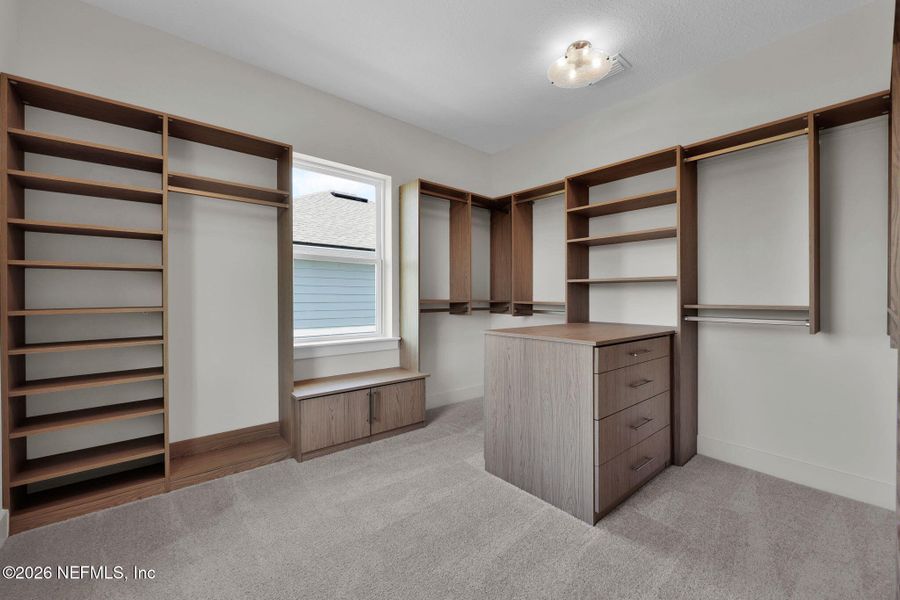 Furnished interior view inside a new home in Mariposa at EverRange 40' Series, Jacksonville (Image 60).