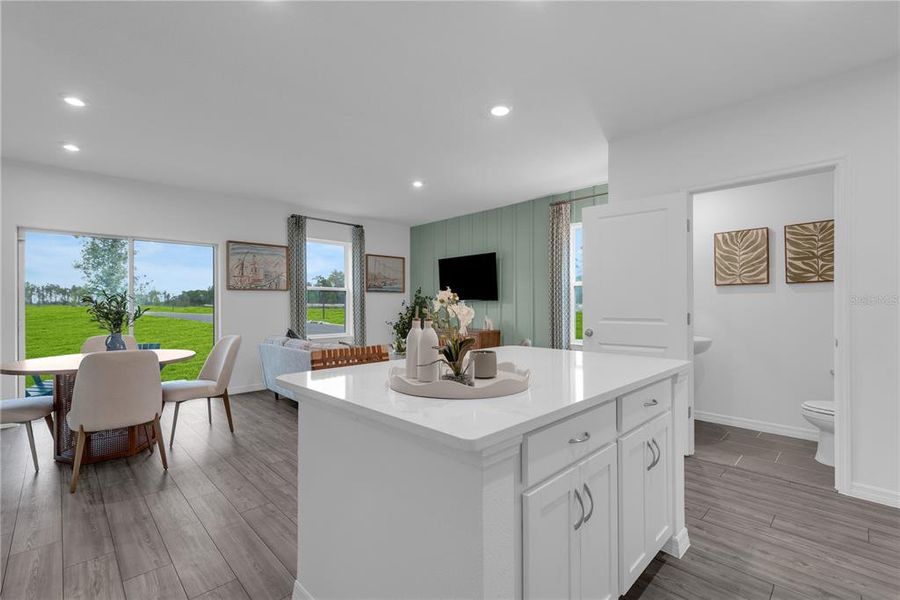 Furnished interior view inside a new home in Bimini Bay, Davenport (Image 21). Furnished interior view inside a new home in Bimini Bay, Davenport (Image 21).