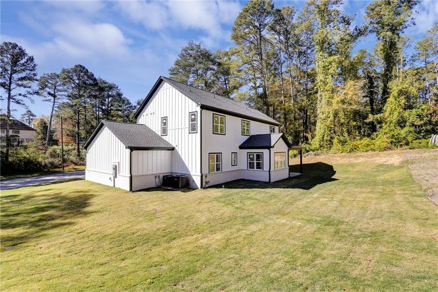 Exterior details and patio area of a home in , Snellville (Image 26). Exterior details and patio area of a home in , Snellville (Image 26).