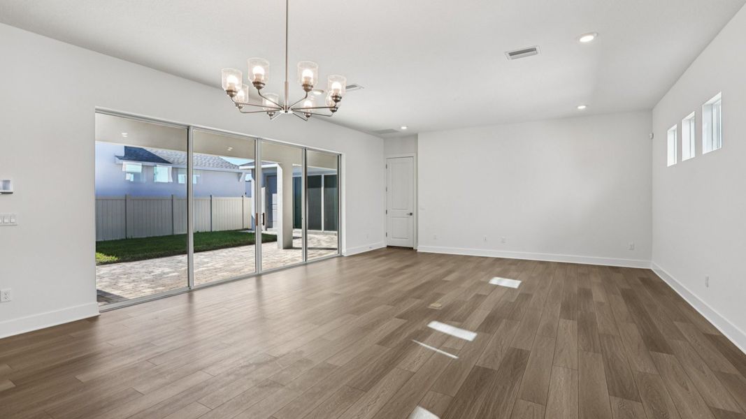 The Living and Dining Room The Living and Dining Room