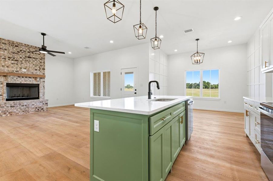 Furnished interior view inside a new home in , Hawley (Image 10).