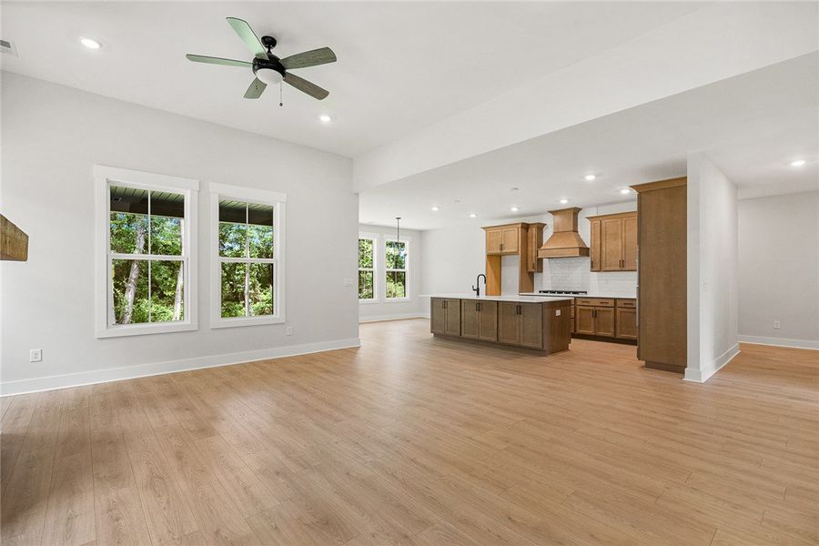 image is of a different house, same floor plan.  I