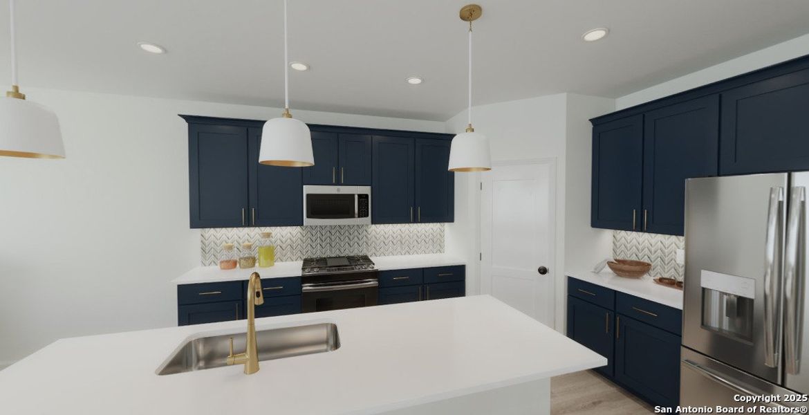 Furnished interior view inside a new home in Arcadia Ridge, San Antonio (Image 4).