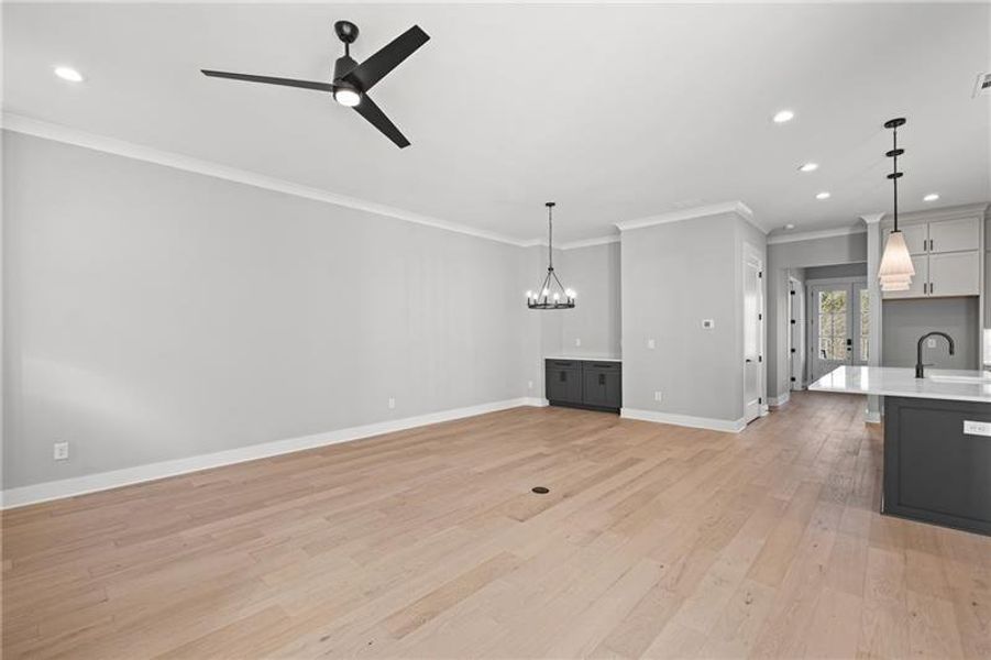 Spacious, unfurnished interior of a new home in , Ball Ground (Image 13). Spacious, unfurnished interior of a new home in , Ball Ground (Image 13).