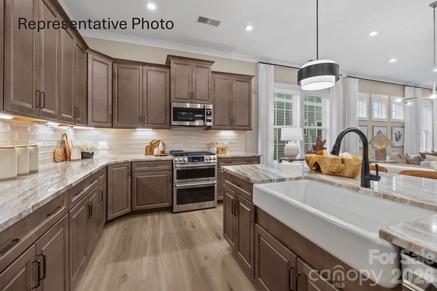 Furnished interior view inside a new home in , Fort Mill (Image 16).