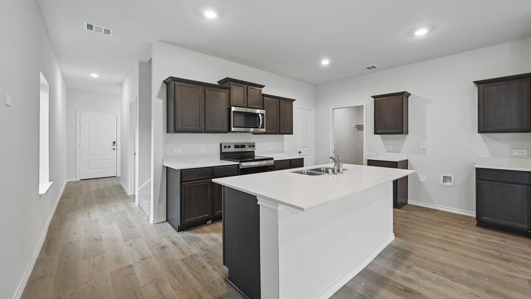 Furnished interior view inside a new home in Wildcat Ranch, Crandall (Image 11).