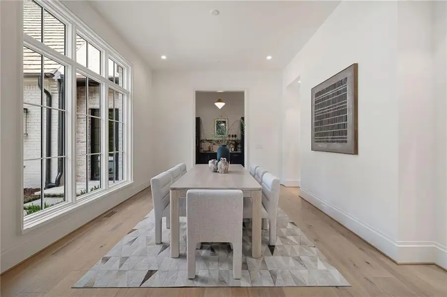 Furnished interior view inside a new home in , Atlanta (Image 40).