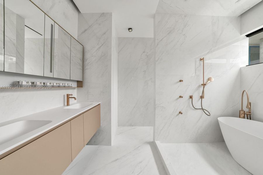 Furnished interior view inside a new home in , Miami Beach (Image 5).