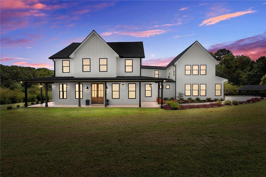 Front exterior of a new home in , Canton, GA, highlighting curb appeal (Image 35).