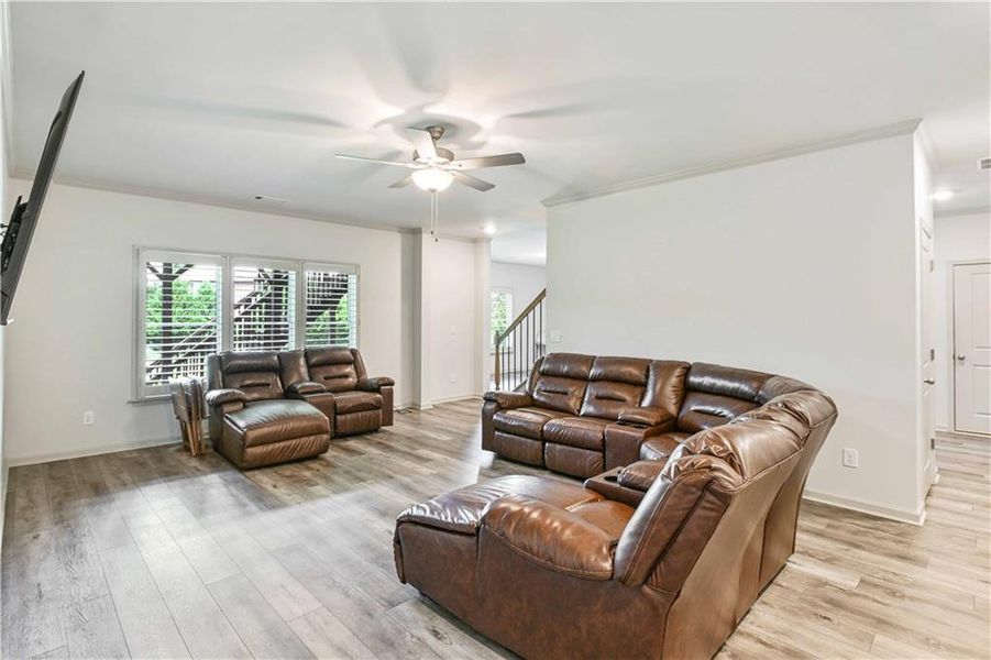 Furnished interior view inside a new home in , Auburn (Image 55).