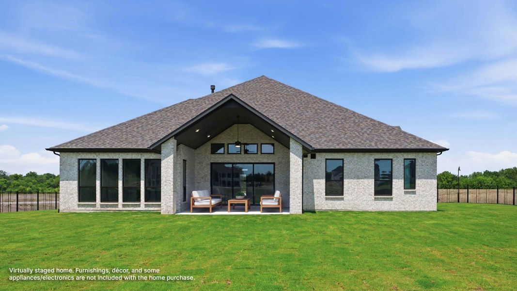 Exterior details and patio area of a home in Bristol Valley, Heath (Image 2).