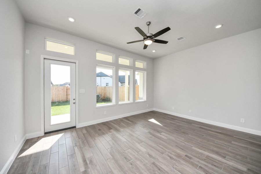 Spacious, unfurnished interior of a new home in Elyson: Elyson Duets, Katy (Image 21).