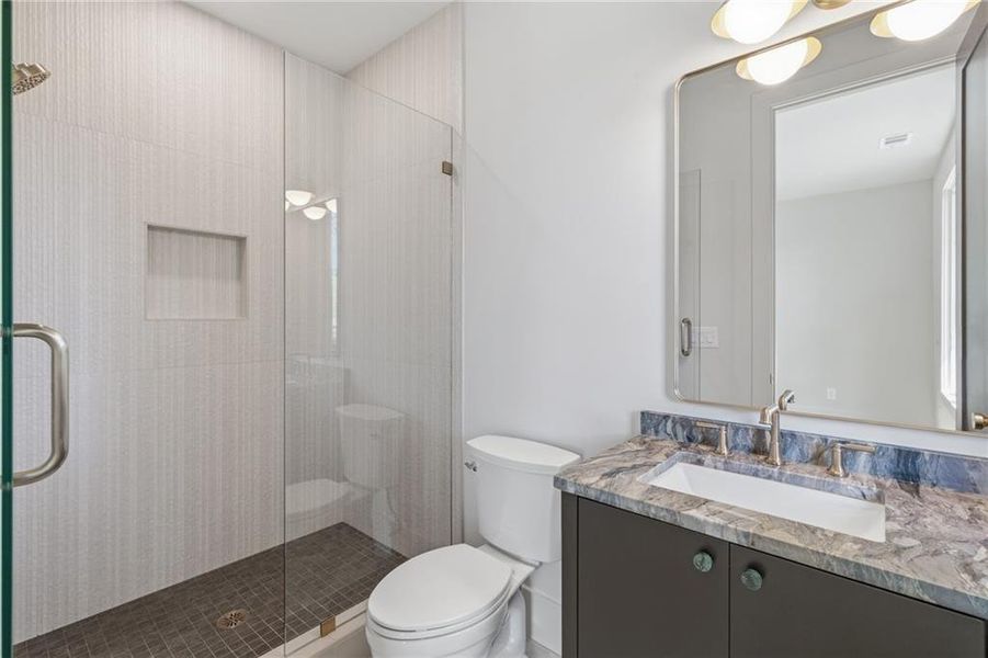 Furnished interior view inside a new home in , Atlanta (Image 38).