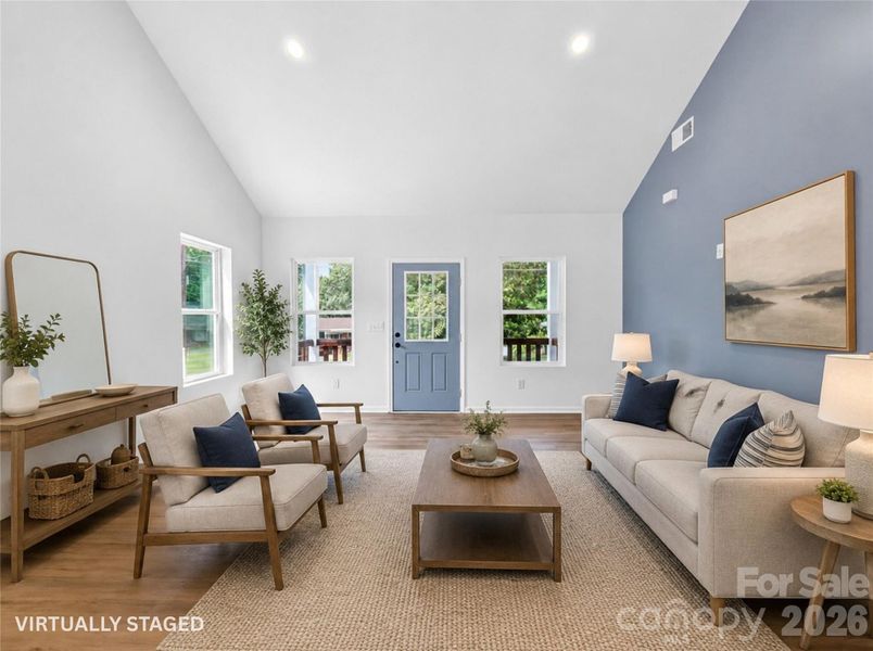 Furnished interior view inside a new home in , Cherryville (Image 19).