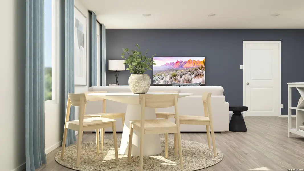 Furnished interior view inside a new home in Grace Gardens, San Antonio (Image 9).