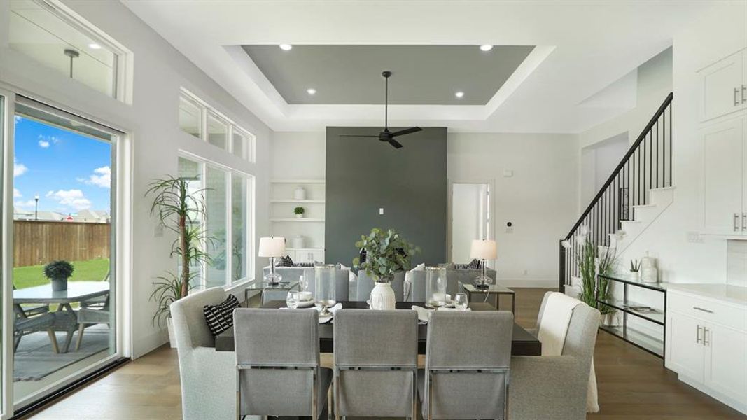 Furnished interior view inside a new home in Rio Vista at Kelly Ranch, Aledo (Image 17).