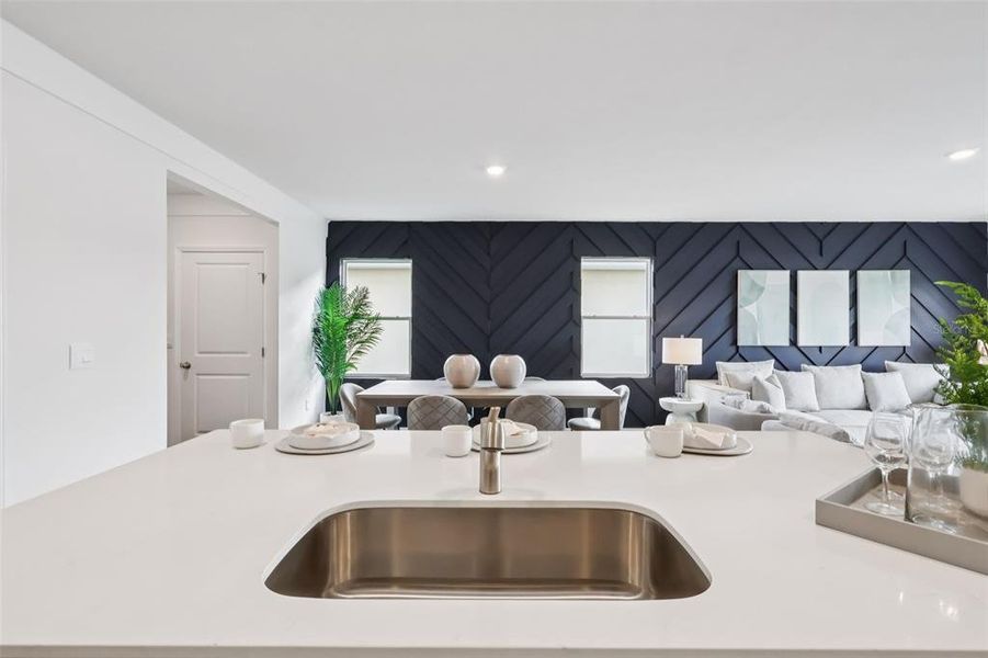 Furnished interior view inside a new home in , Haines City (Image 10).