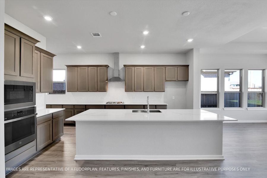 Furnished interior view inside a new home in Sunterra 50s, Katy (Image 5).