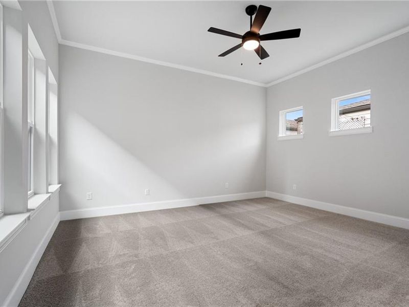 Spacious, unfurnished interior of a new home in The Village at Towne Lake, Woodstock (Image 61).