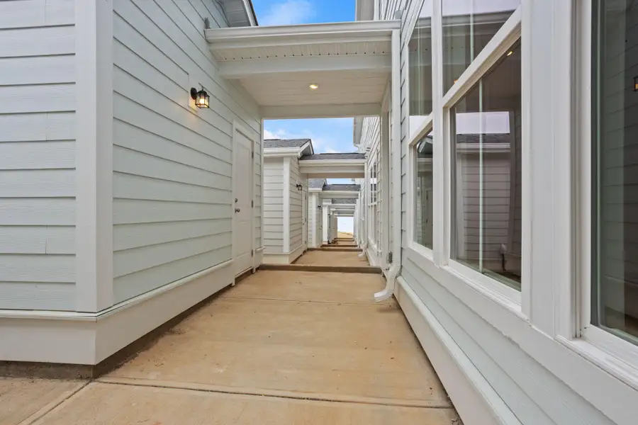 Exterior details and patio area of a home in , Greenwood (Image 2). Exterior details and patio area of a home in , Greenwood (Image 2).