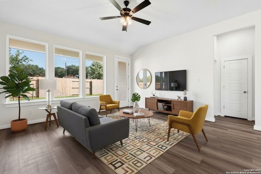 Furnished interior view inside a new home in Park Hill Commons, San Antonio (Image 4).
