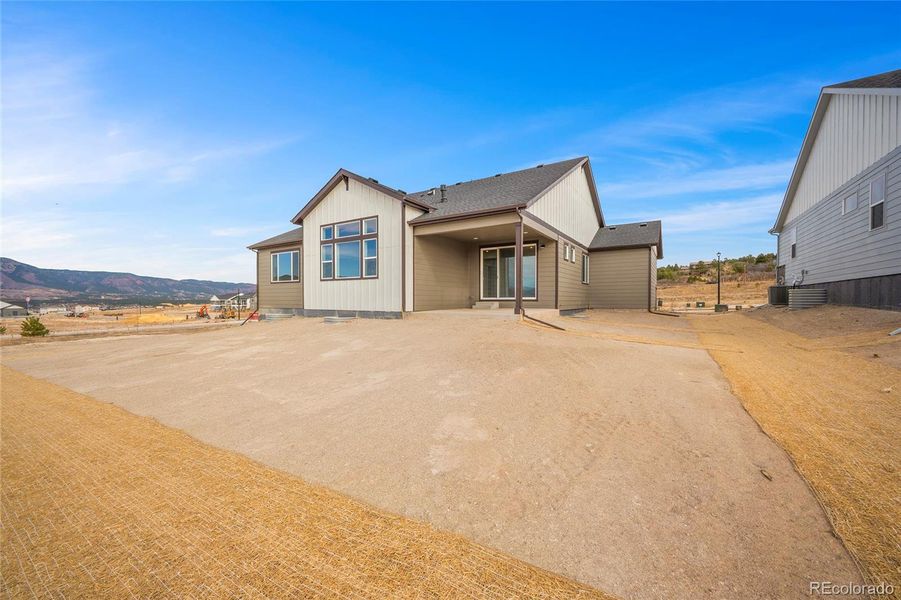 Exterior details and patio area of a home in Jackson Creek, Monument (Image 23).