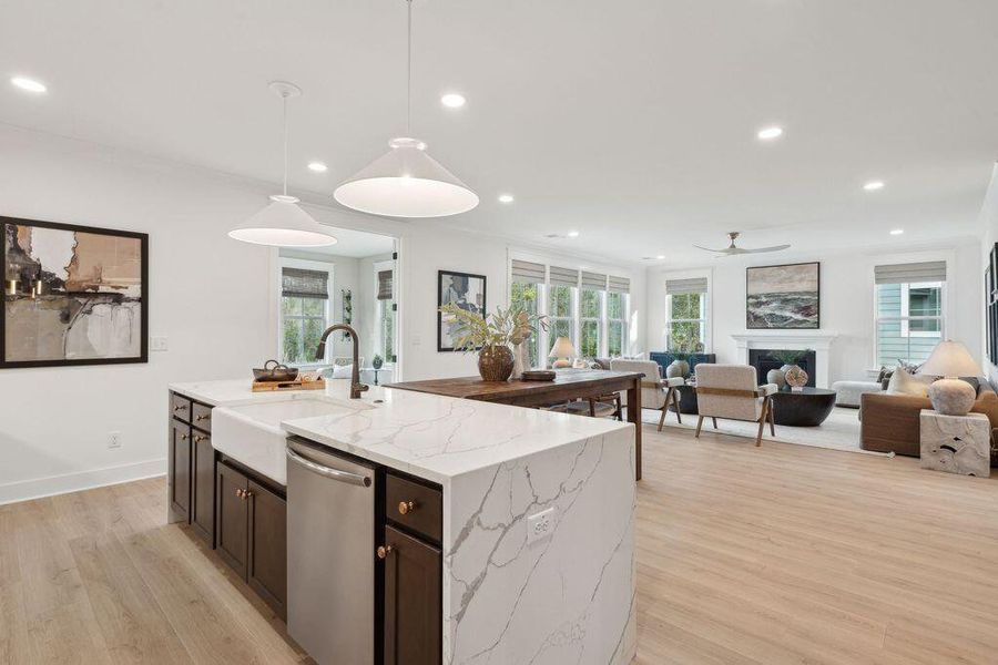 Furnished interior view inside a new home in Kings River Preserve, Hollywood (Image 42).