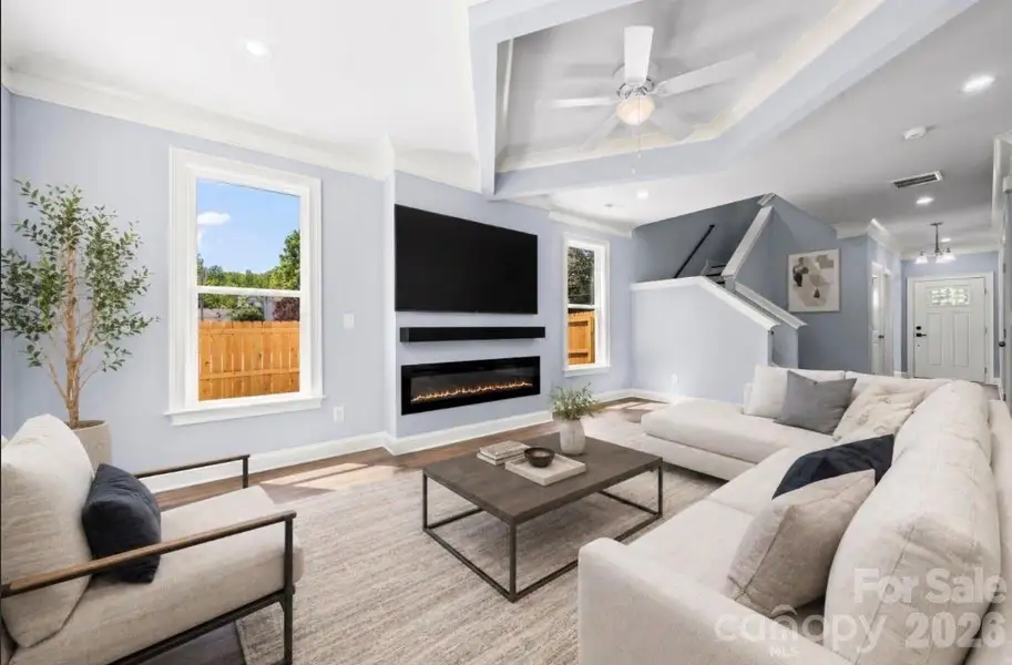 Furnished interior view inside a new home in , Charlotte (Image 5).