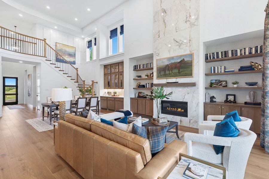 Representative Family Room - some options shown