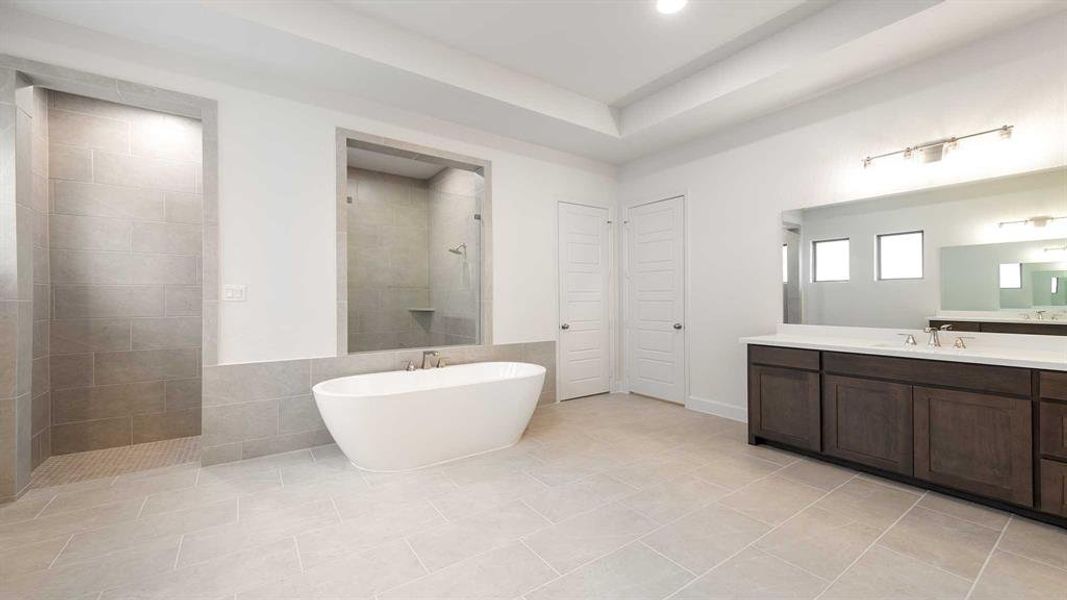 Furnished interior view inside a new home in North Sky 65', Celina (Image 9). Furnished interior view inside a new home in North Sky 65', Celina (Image 9).