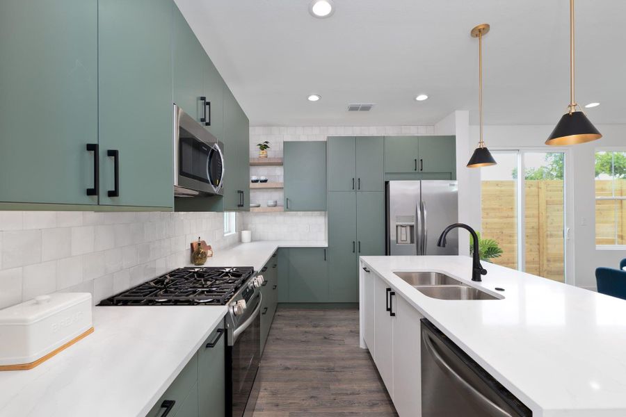 Furnished interior view inside a new home in , Austin (Image 6).
