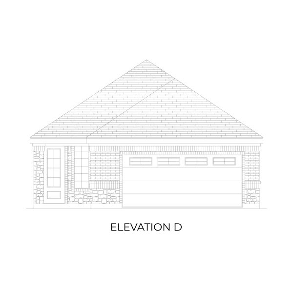 Representative rendering of the exterior for the Pierce F by First Texas Homes (Image 6).