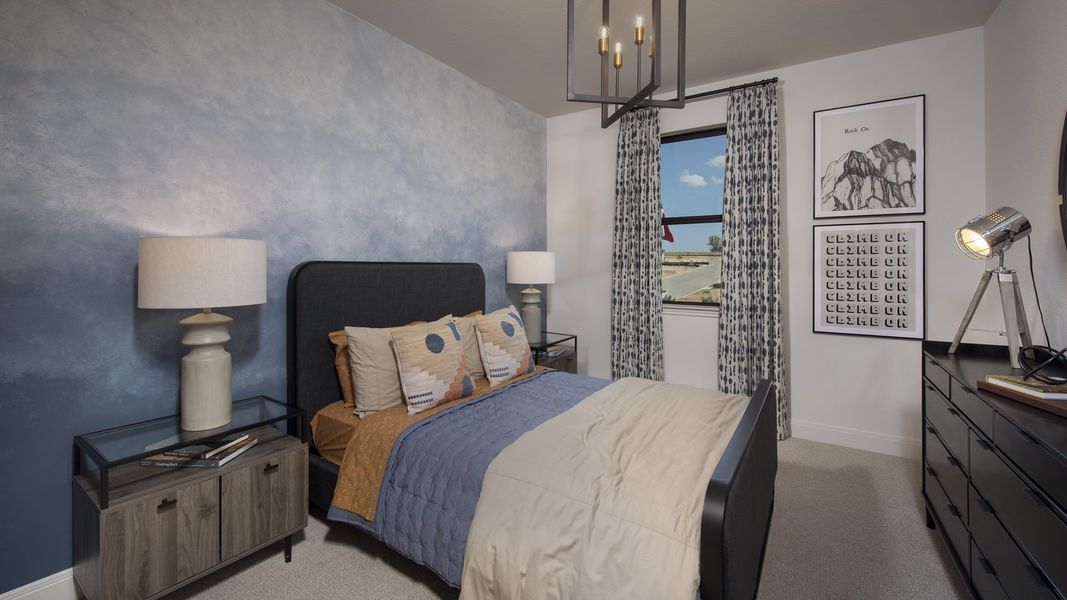 Furnished interior view inside a new home in Lariat 60', Liberty Hill (Image 14).