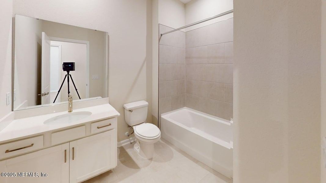 Furnished interior view inside a new home in RiverTown - WaterSong, St. Johns (Image 10).