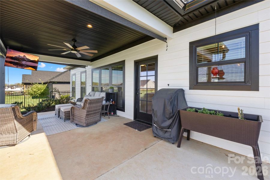 Exterior details and patio area of a home in , Salisbury (Image 24).