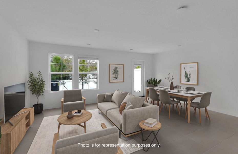 Furnished interior view inside a new home in Normandy Pines, Jacksonville (Image 9).