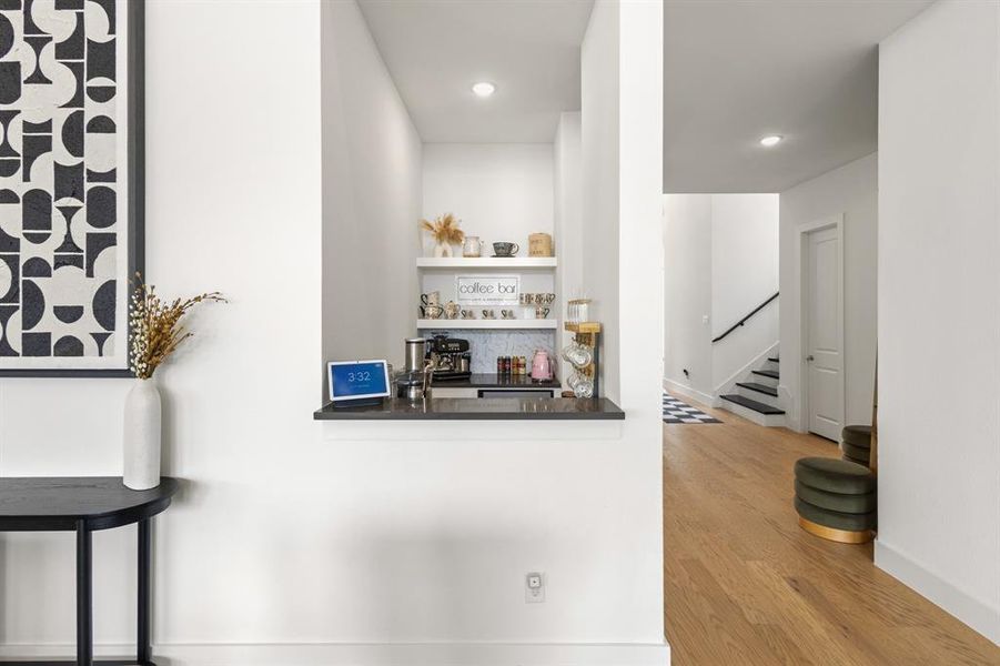 Furnished interior view inside a new home in The Reserve at Watters, Allen (Image 12).